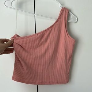 One shoulder tank